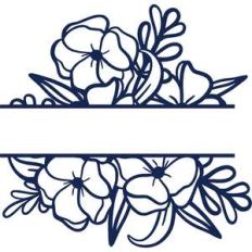 split floral arrangement
