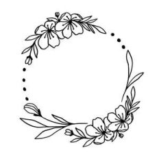 wild flower wreath