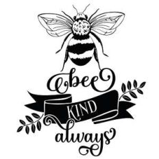 bee kind always banner
