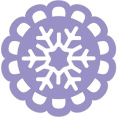 snow flake doily