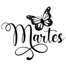 martes butterfly word
