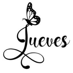 jueves butterfly word