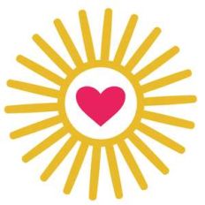 sun and heart