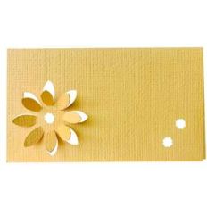 3d celandine flower place name card