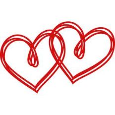 two hearts lines