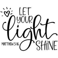 let your light shine