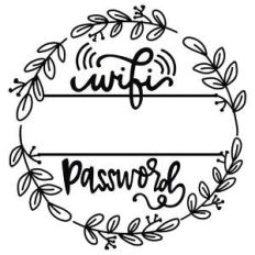 wifi password medallion