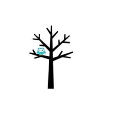 owl in tree - ghost town