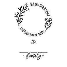 family name template with quotes