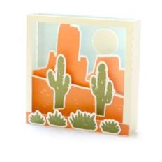 desert shadowbox card