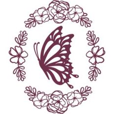floral butterfly