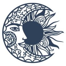 moon and sun
