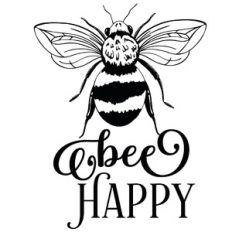bee happy quote