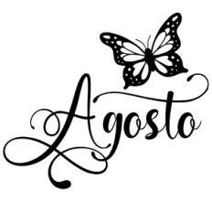 agosto butterfly word