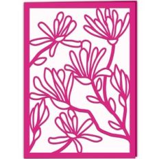 star magnolia bough card