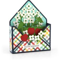 box card envelope cherries