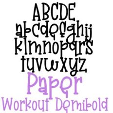 pn paper workout demibold