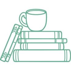 books with coffee cup