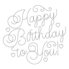 happy birthday sketch