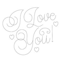 I love you sketch