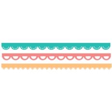 set of 3 lacy doily borders
