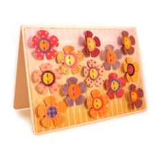 flowers 13 stitched 5x7 card