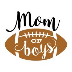 mom of boys with football