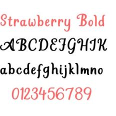 strawberry bold