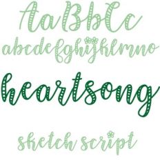 heartsong sketch script