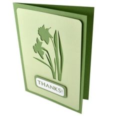 daffodil thanks! stencil card