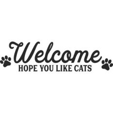 welcome hope you like cats