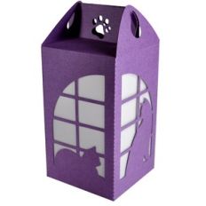 kitties in the window lantern