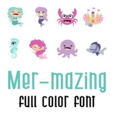 mer-mazing full color font