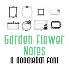garden flower notes doodlebat
