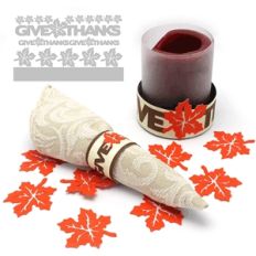 give thanks napkin rings