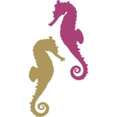seahorses silhouette
