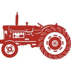 tractor silhouette
