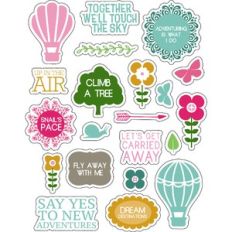 ml together we will touch the sky stickers