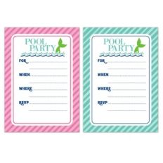 5 x 7 pool party invitation printable