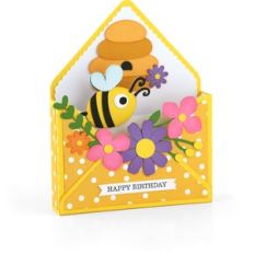 box card envelope bee