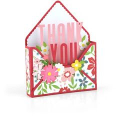 box card envelope thank you