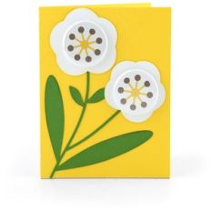 flower card button all occasion