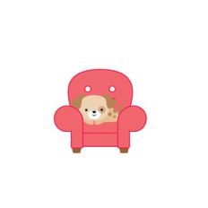 dog in chair - night before christmas