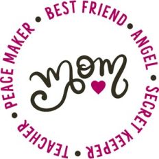 mom word circle