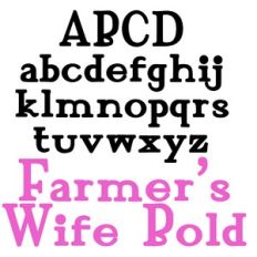 zp farmer's wife bold