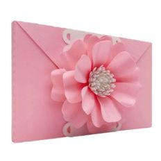 envelope 3d decorative flowers