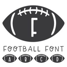 dtc football font
