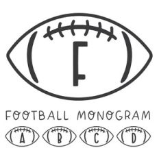 dtc football monogram font