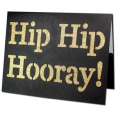 hip hip hooray!