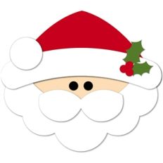 santa treat topper